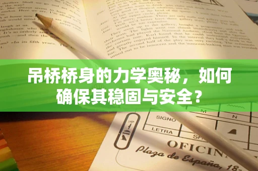吊桥桥身的力学奥秘，如何确保其稳固与安全？