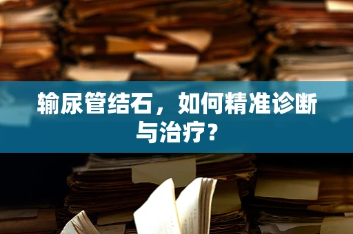 输尿管结石，如何精准诊断与治疗？