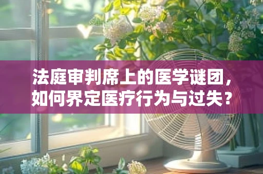法庭审判席上的医学谜团，如何界定医疗行为与过失？