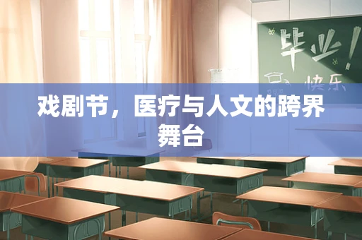 戏剧节，医疗与人文的跨界舞台