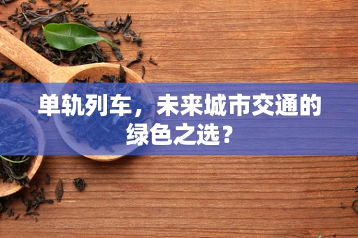单轨列车，未来城市交通的绿色之选？