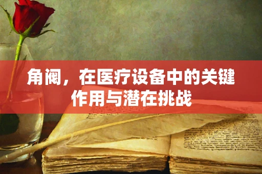 角阀，在医疗设备中的关键作用与潜在挑战