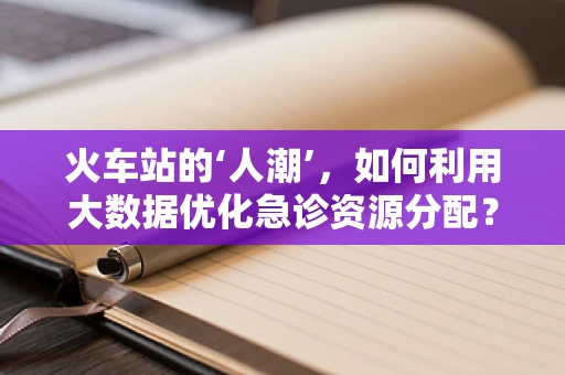 火车站的‘人潮’，如何利用大数据优化急诊资源分配？