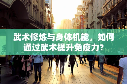 武术修炼与身体机能，如何通过武术提升免疫力？
