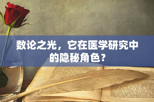 数论之光，它在医学研究中的隐秘角色？