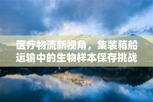 医疗物流新视角，集装箱船运输中的生物样本保存挑战
