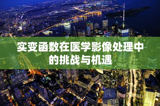 实变函数在医学影像处理中的挑战与机遇
