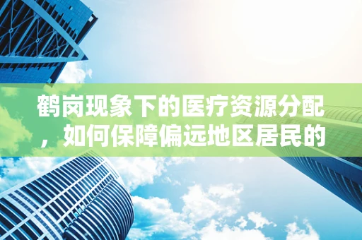鹤岗现象下的医疗资源分配，如何保障偏远地区居民的医疗服务？