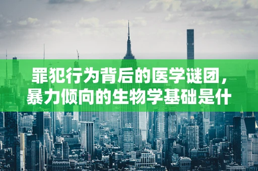罪犯行为背后的医学谜团，暴力倾向的生物学基础是什么？