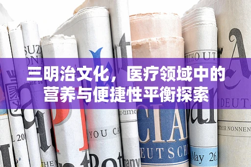 三明治文化，医疗领域中的营养与便捷性平衡探索