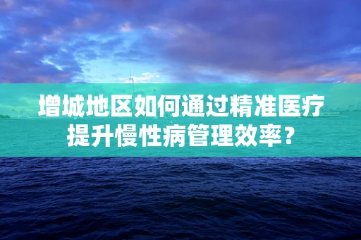 增城地区如何通过精准医疗提升慢性病管理效率？