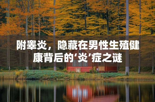 附睾炎，隐藏在男性生殖健康背后的‘炎’症之谜