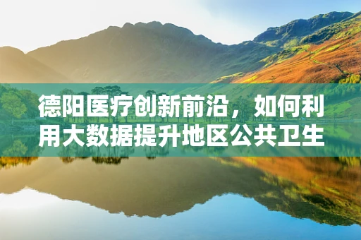 德阳医疗创新前沿，如何利用大数据提升地区公共卫生应急能力？