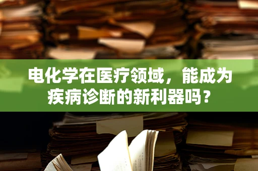 电化学在医疗领域，能成为疾病诊断的新利器吗？
