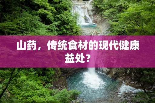山药，传统食材的现代健康益处？