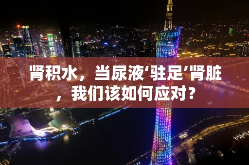 肾积水，当尿液‘驻足’肾脏，我们该如何应对？
