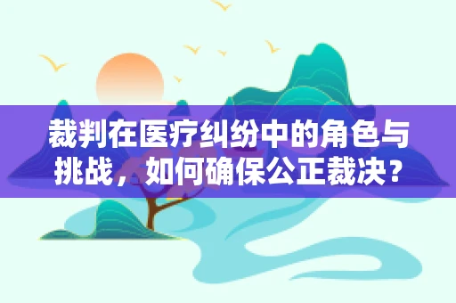 裁判在医疗纠纷中的角色与挑战，如何确保公正裁决？