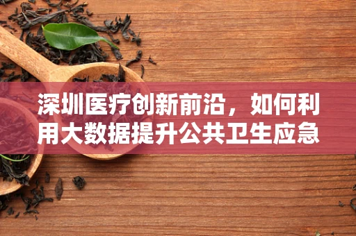 深圳医疗创新前沿，如何利用大数据提升公共卫生应急响应能力？