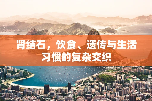 肾结石，饮食、遗传与生活习惯的复杂交织