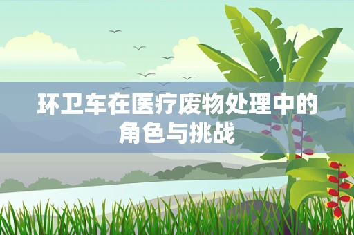 环卫车在医疗废物处理中的角色与挑战