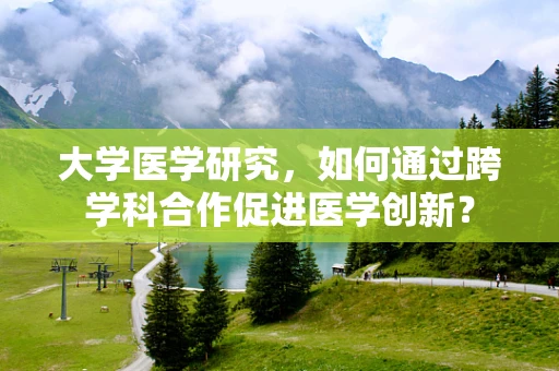 大学医学研究，如何通过跨学科合作促进医学创新？