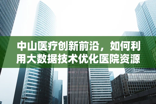 中山医疗创新前沿，如何利用大数据技术优化医院资源分配？