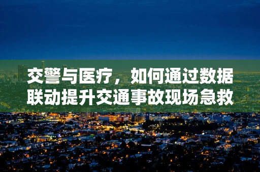 交警与医疗，如何通过数据联动提升交通事故现场急救效率？