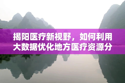 揭阳医疗新视野，如何利用大数据优化地方医疗资源分配？