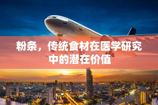 粉条，传统食材在医学研究中的潜在价值