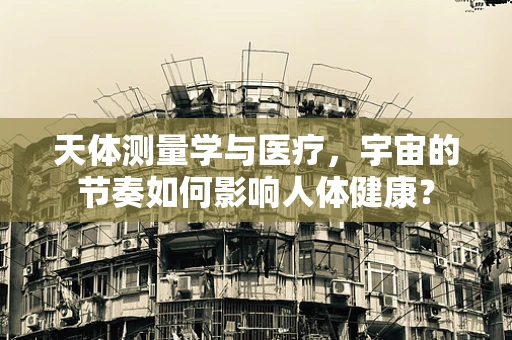 天体测量学与医疗，宇宙的节奏如何影响人体健康？