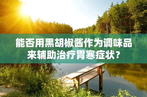 能否用黑胡椒酱作为调味品来辅助治疗胃寒症状？