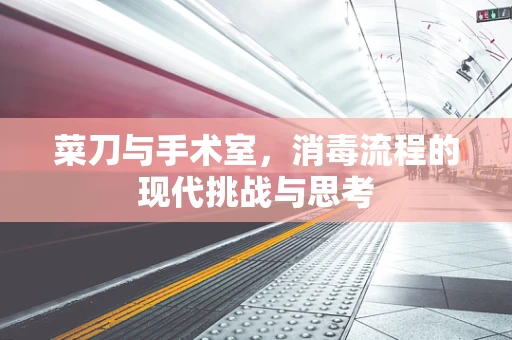 菜刀与手术室，消毒流程的现代挑战与思考