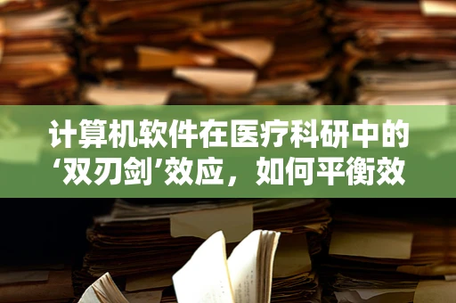 计算机软件在医疗科研中的‘双刃剑’效应，如何平衡效率与隐私？