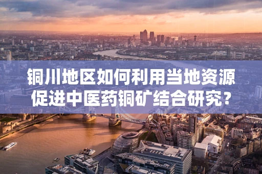 铜川地区如何利用当地资源促进中医药铜矿结合研究？