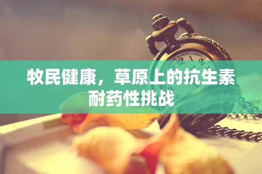 牧民健康，草原上的抗生素耐药性挑战