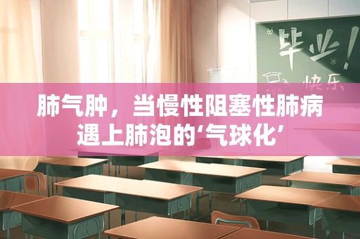 肺气肿，当慢性阻塞性肺病遇上肺泡的‘气球化’