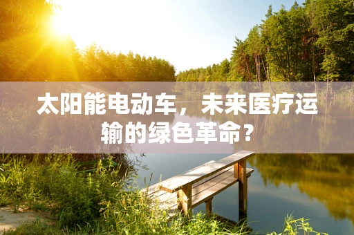 太阳能电动车，未来医疗运输的绿色革命？