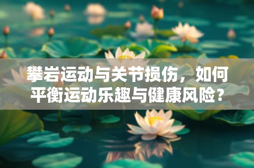 攀岩运动与关节损伤，如何平衡运动乐趣与健康风险？