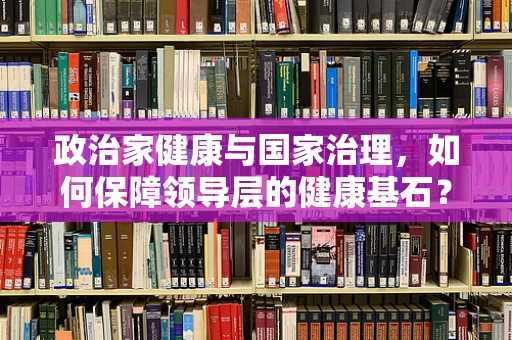 政治家健康与国家治理，如何保障领导层的健康基石？