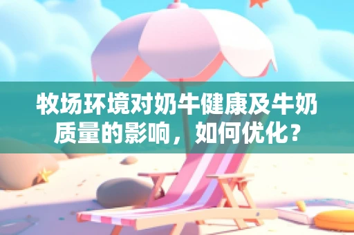 牧场环境对奶牛健康及牛奶质量的影响，如何优化？
