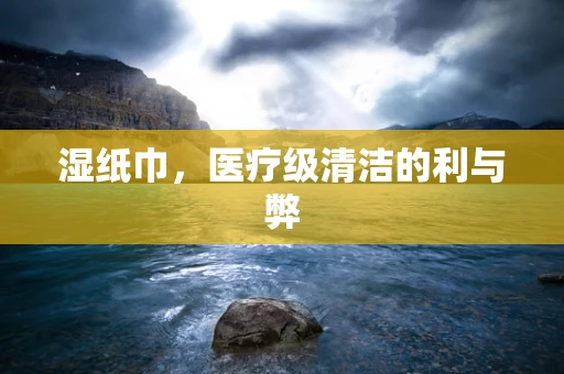 湿纸巾，医疗级清洁的利与弊
