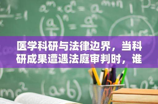 医学科研与法律边界，当科研成果遭遇法庭审判时，谁该为未知负责？