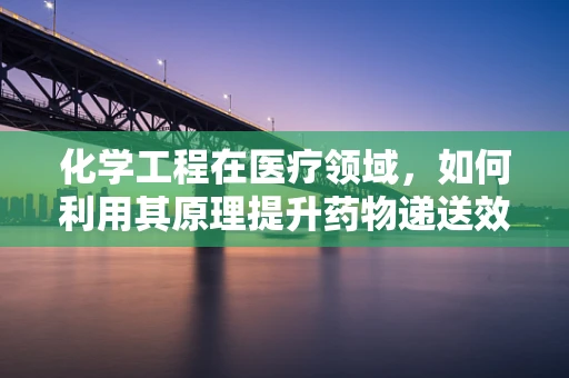 化学工程在医疗领域，如何利用其原理提升药物递送效率？
