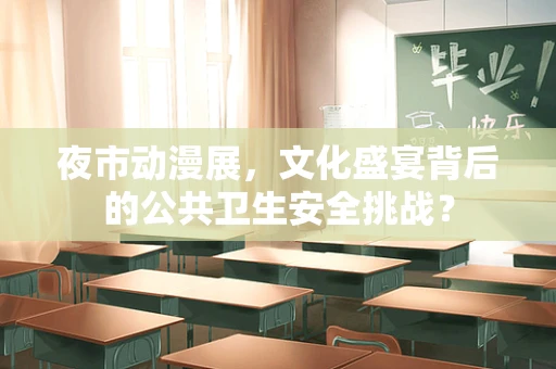 夜市动漫展，文化盛宴背后的公共卫生安全挑战？