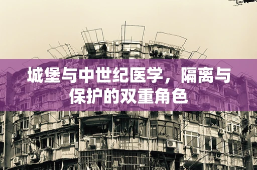 城堡与中世纪医学，隔离与保护的双重角色