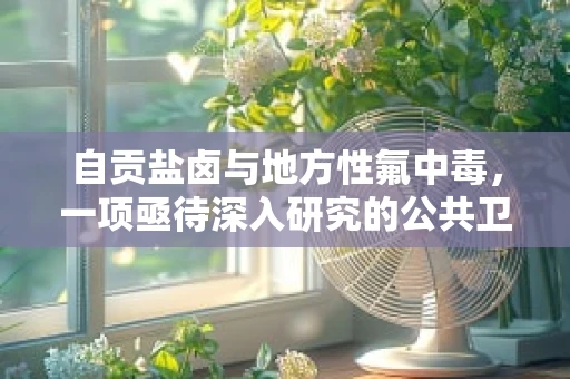 自贡盐卤与地方性氟中毒，一项亟待深入研究的公共卫生课题？