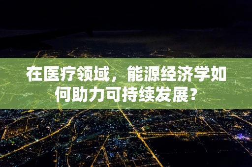 在医疗领域，能源经济学如何助力可持续发展？
