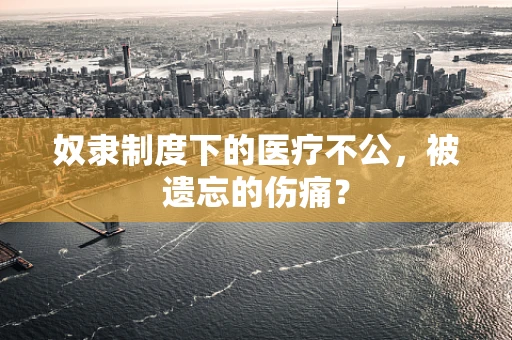 奴隶制度下的医疗不公，被遗忘的伤痛？