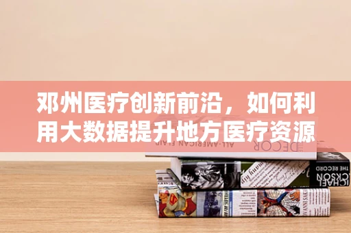 邓州医疗创新前沿，如何利用大数据提升地方医疗资源分配效率？