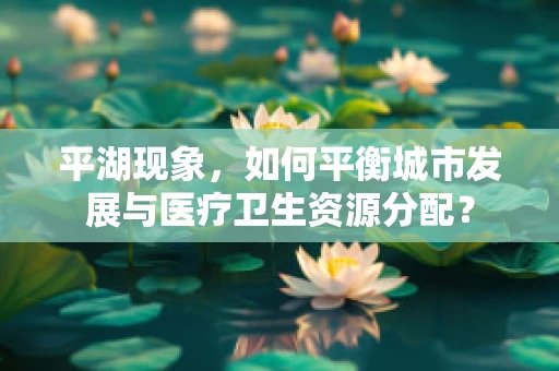 平湖现象，如何平衡城市发展与医疗卫生资源分配？